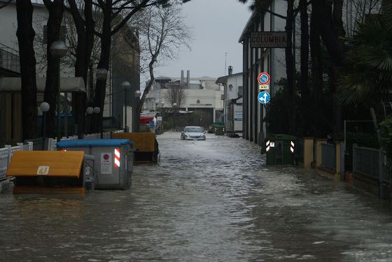 Inondazione a Cervia